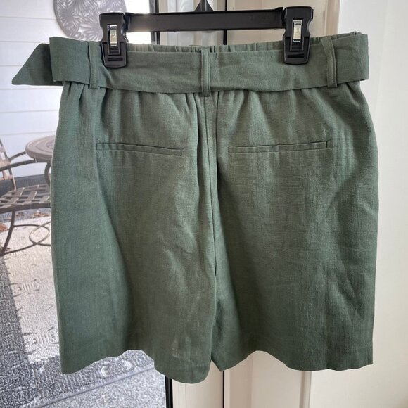 Vero Moda Vmamelia Hi Waist Pull On Lined Shorts Laurel Wreath Green Sz 6 NWT - Picture 3 of 13
